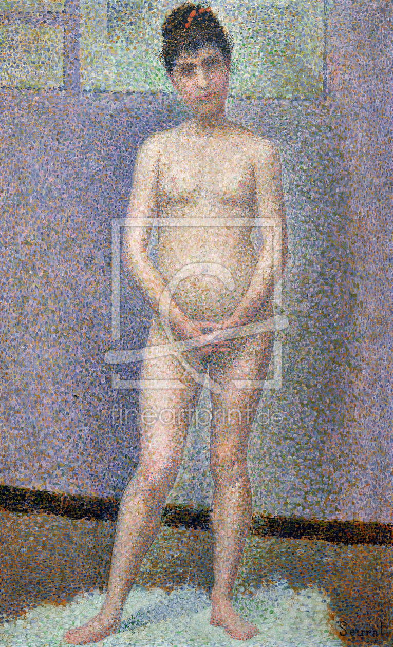 Bild-Nr.: 31002508 Model from the Front, 1886-7 erstellt von Seurat, Georges Pierre