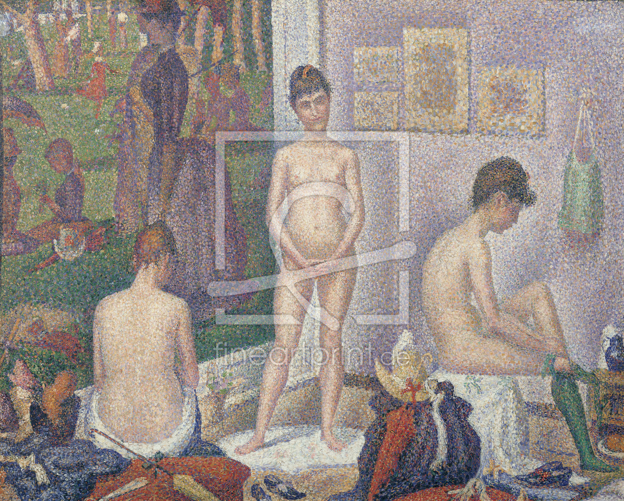 Bild-Nr.: 31002510 The Models, 1888 erstellt von Seurat, Georges Pierre