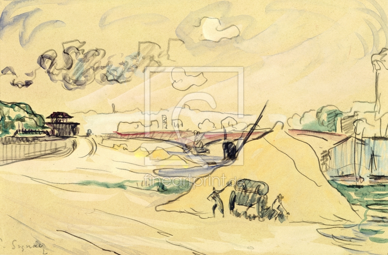 Bild-Nr.: 31002525 The Pile of Sand, Bercy, 1905 erstellt von Signac, Paul