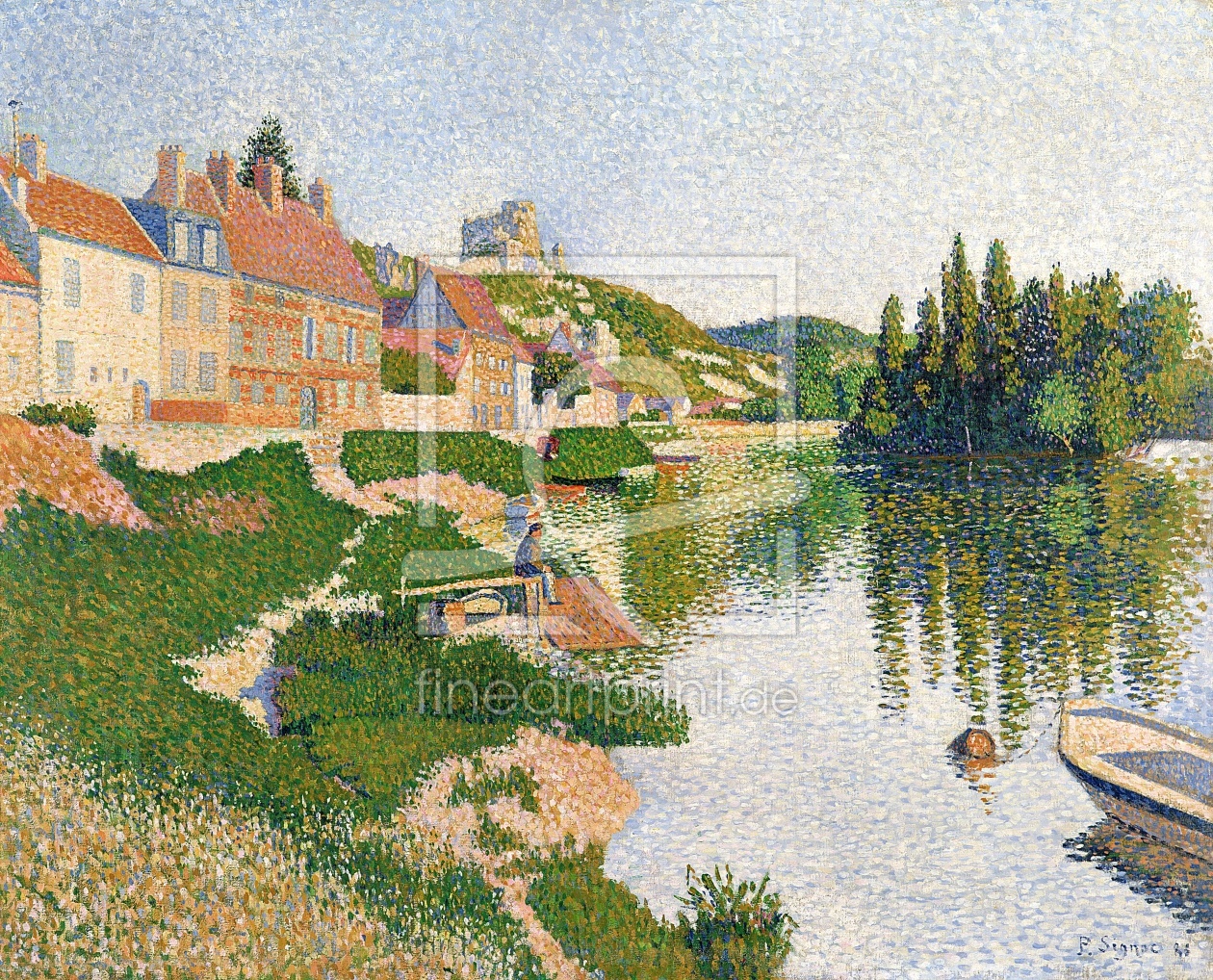 Bild-Nr.: 31002538 The River Bank, Petit-Andely, 1886 erstellt von Signac, Paul