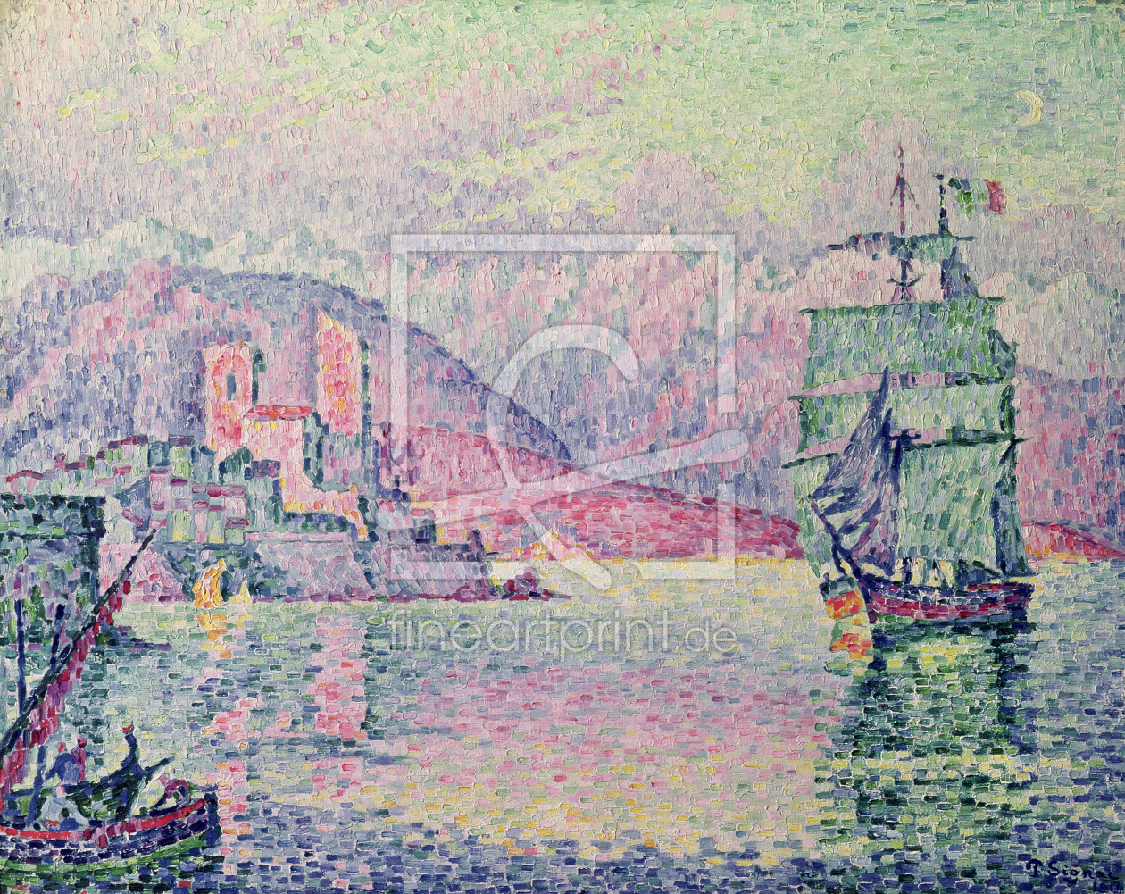 Bild-Nr.: 31002540 Antibes, Evening, 1914 erstellt von Signac, Paul