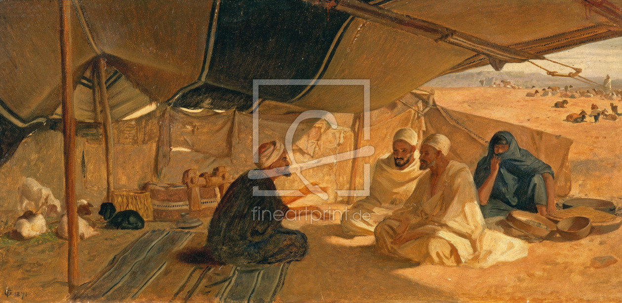 Bild-Nr.: 31002558 Arabs in the Desert, 1871 Bild-Nr.: 31002558 Arabs in the Desert, 1871 erstellt von Goodall, Frederick