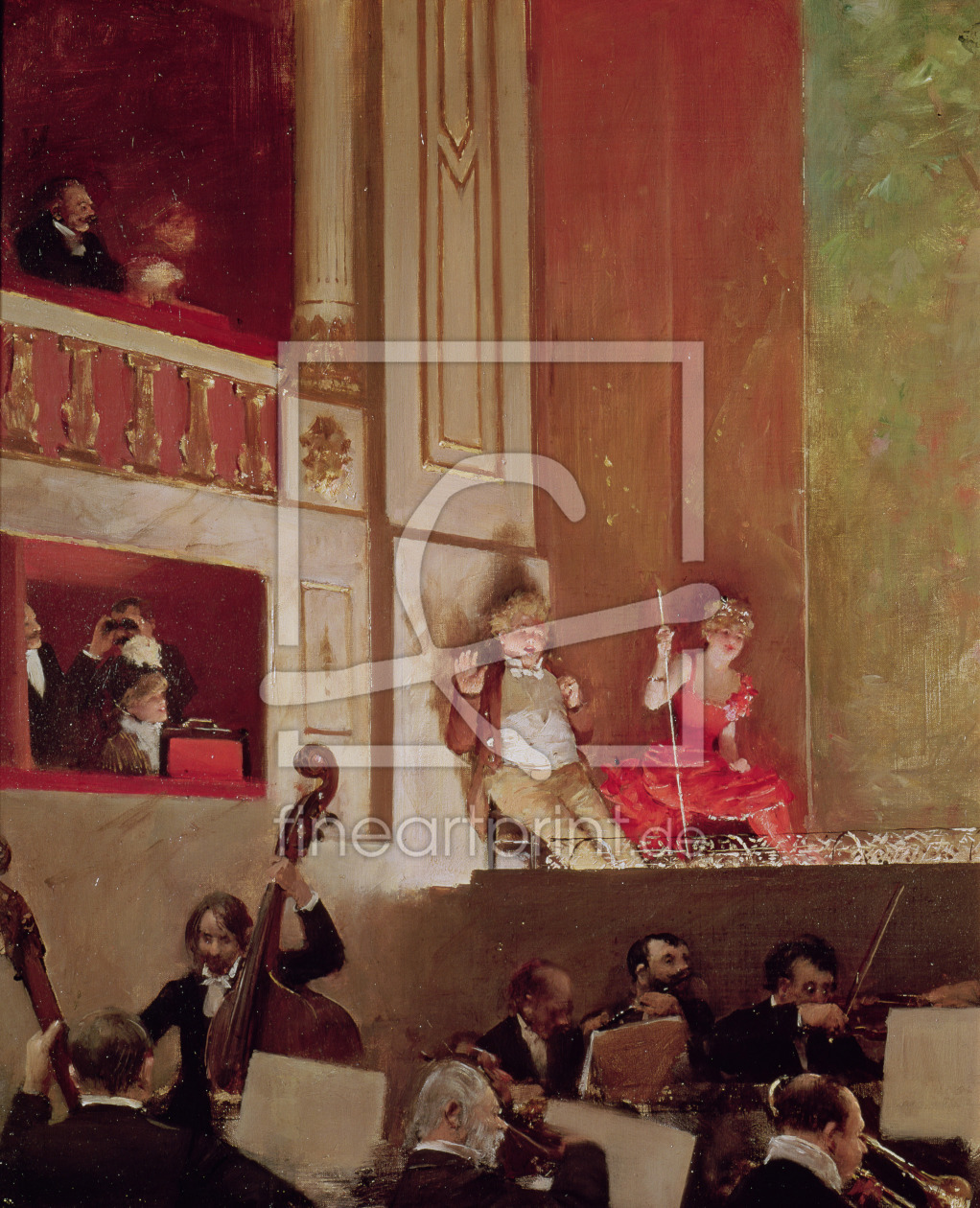 Bild-Nr.: 31002642 Revue at the Theatre des Varietes, c.1885 erstellt von Beraud, Jean