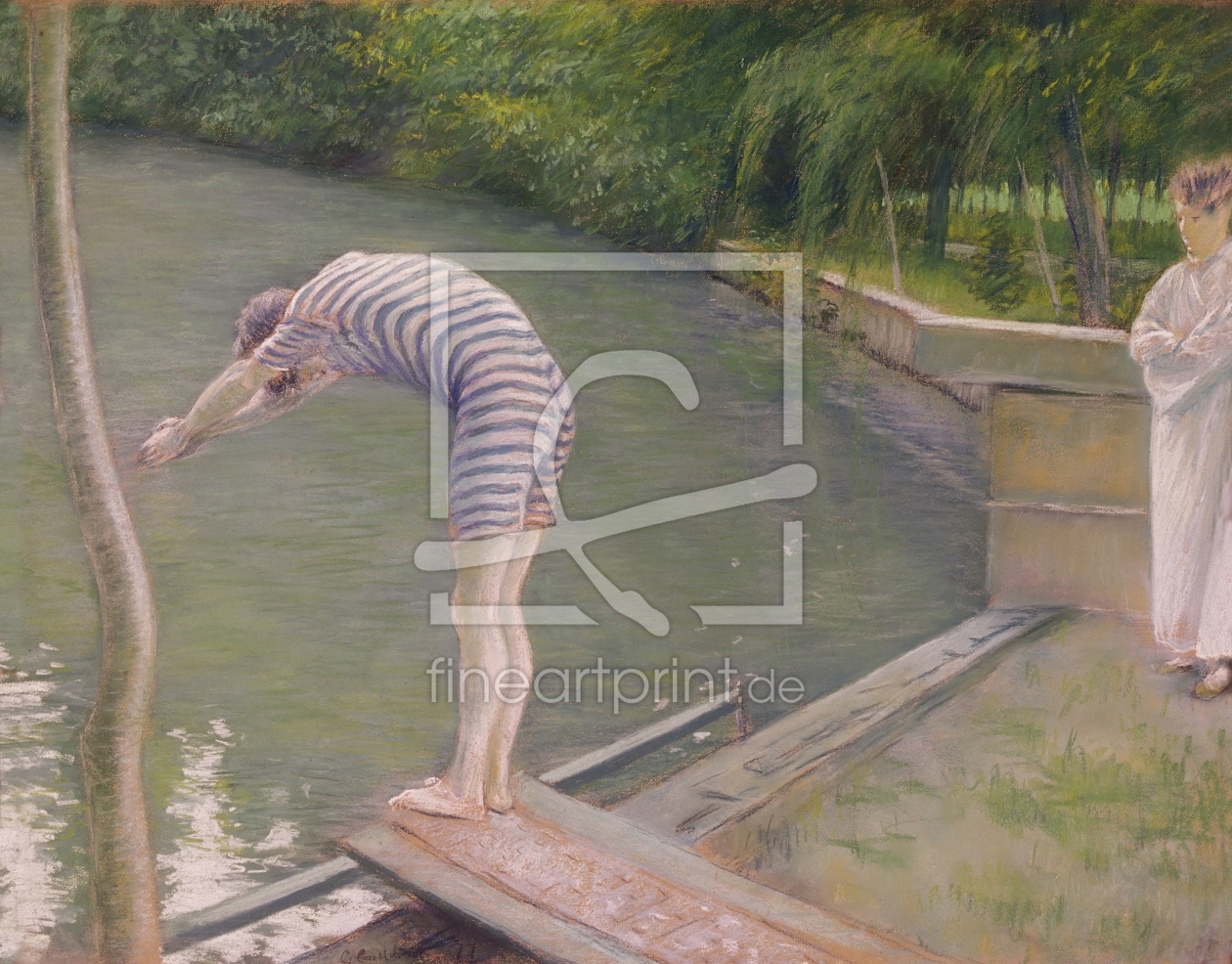 Bild-Nr.: 31002656 The Bather, or The Diver, 1877 erstellt von Caillebotte, Gustave