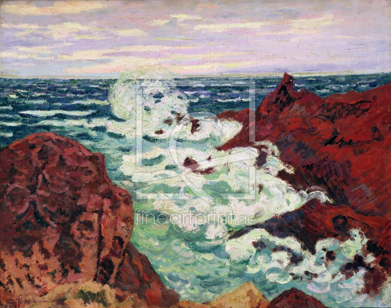 Bild-Nr.: 31002662 Storm at Agay, 1895 erstellt von Guillaumin, Jean Baptiste Armand