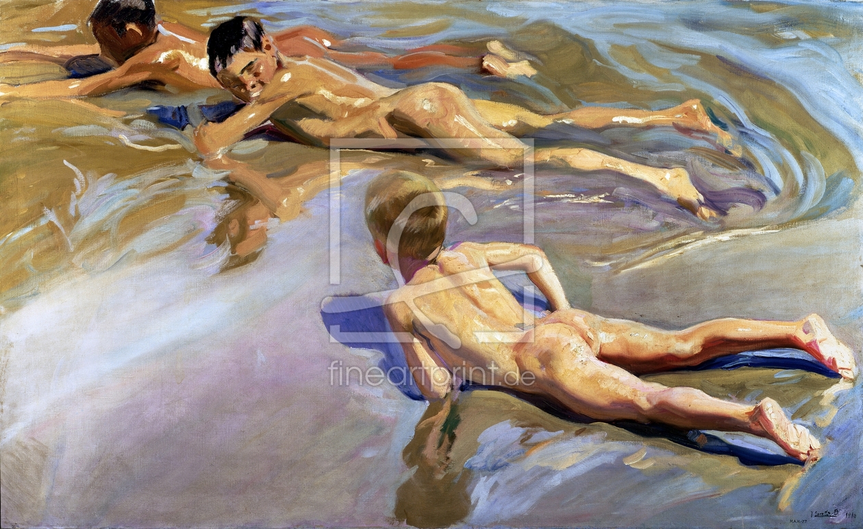 Bild-Nr.: 31002687 Children on the Beach, 1910 erstellt von Sorolla y Bastida, Joaquin