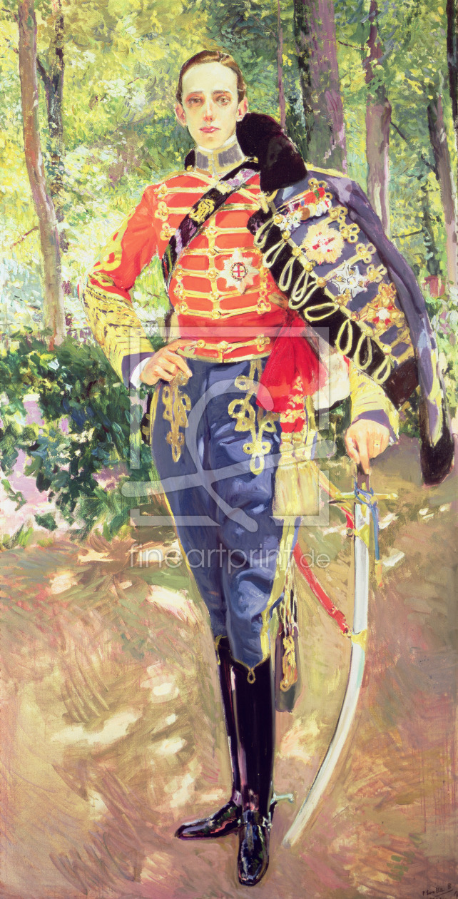 Bild-Nr.: 31002689 Portrait of King Alfonso XIII wearing the uniform of the Hussars, 1907 Bild-Nr.: 31002689 Portrait of King Alfonso XIII wearing the uniform of the Hussars, 1907 erstellt von Sorolla y Bastida, Joaquin