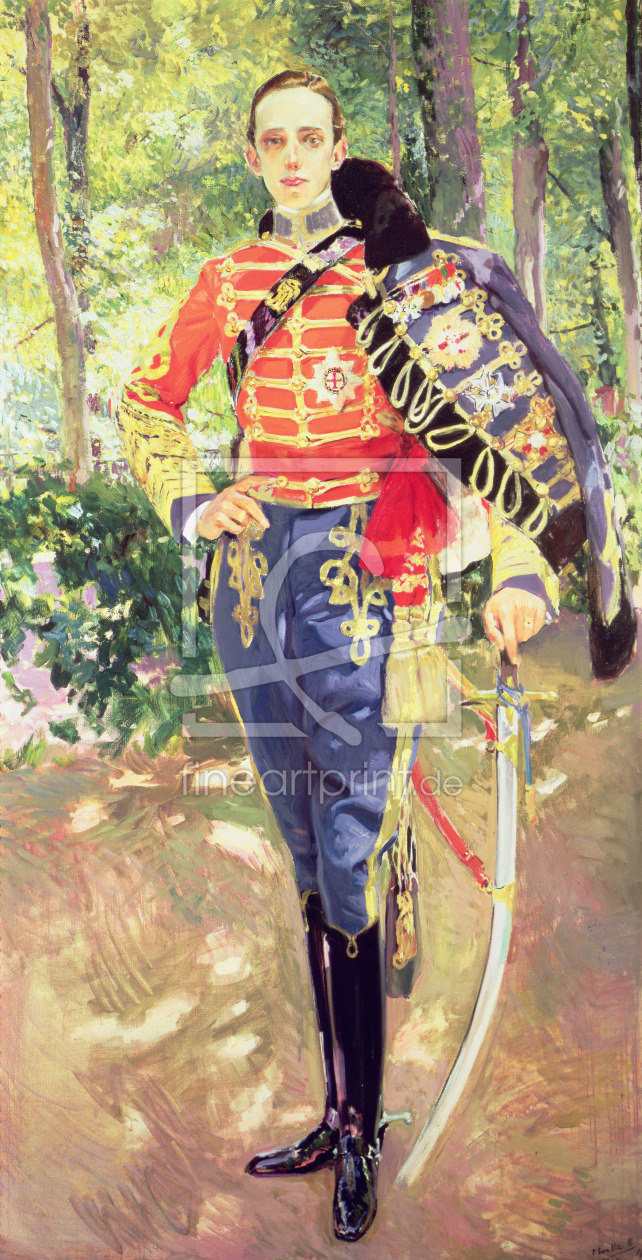 Bild-Nr.: 31002689 Portrait of King Alfonso XIII wearing the uniform of the Hussars, 1907 erstellt von Sorolla y Bastida, Joaquin