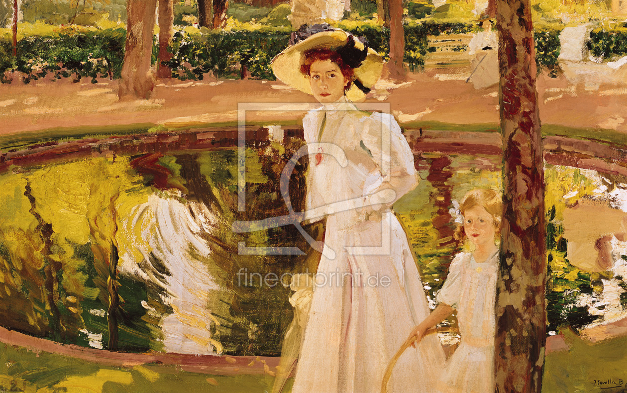 Bild-Nr.: 31002693 The Garden, 1913 erstellt von Sorolla y Bastida, Joaquin