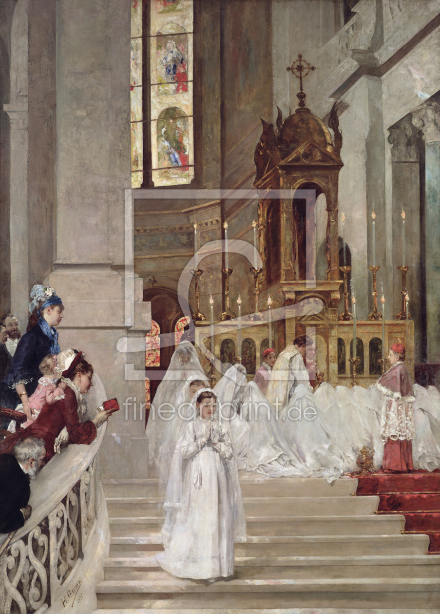 Bild-Nr.: 31002727 Communion at the Church of the Trinity, 1877 erstellt von 