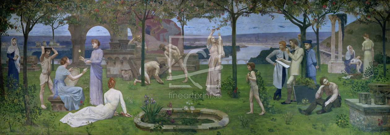 Bild-Nr.: 31002741 Between Art and Nature, 1890 erstellt von Puvis de Chavannes, Pierre