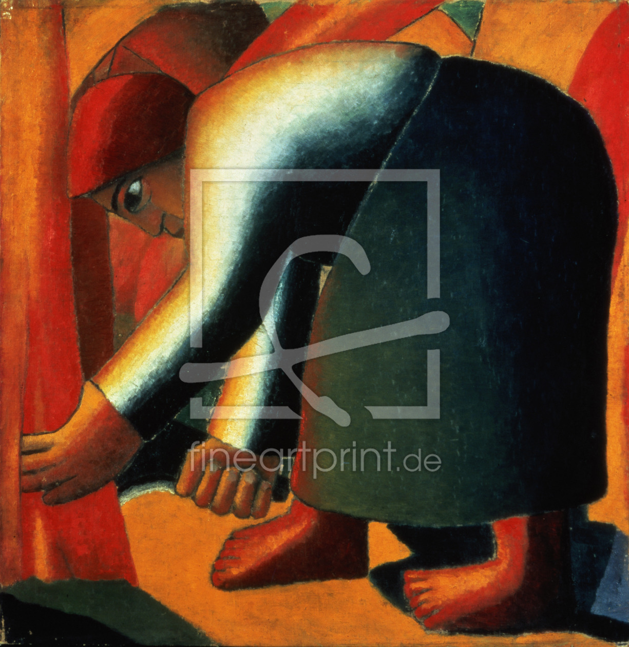 Bild-Nr.: 31002755 Woman Cutting, c.1900 erstellt von Malevich, Kazimir Severinovich