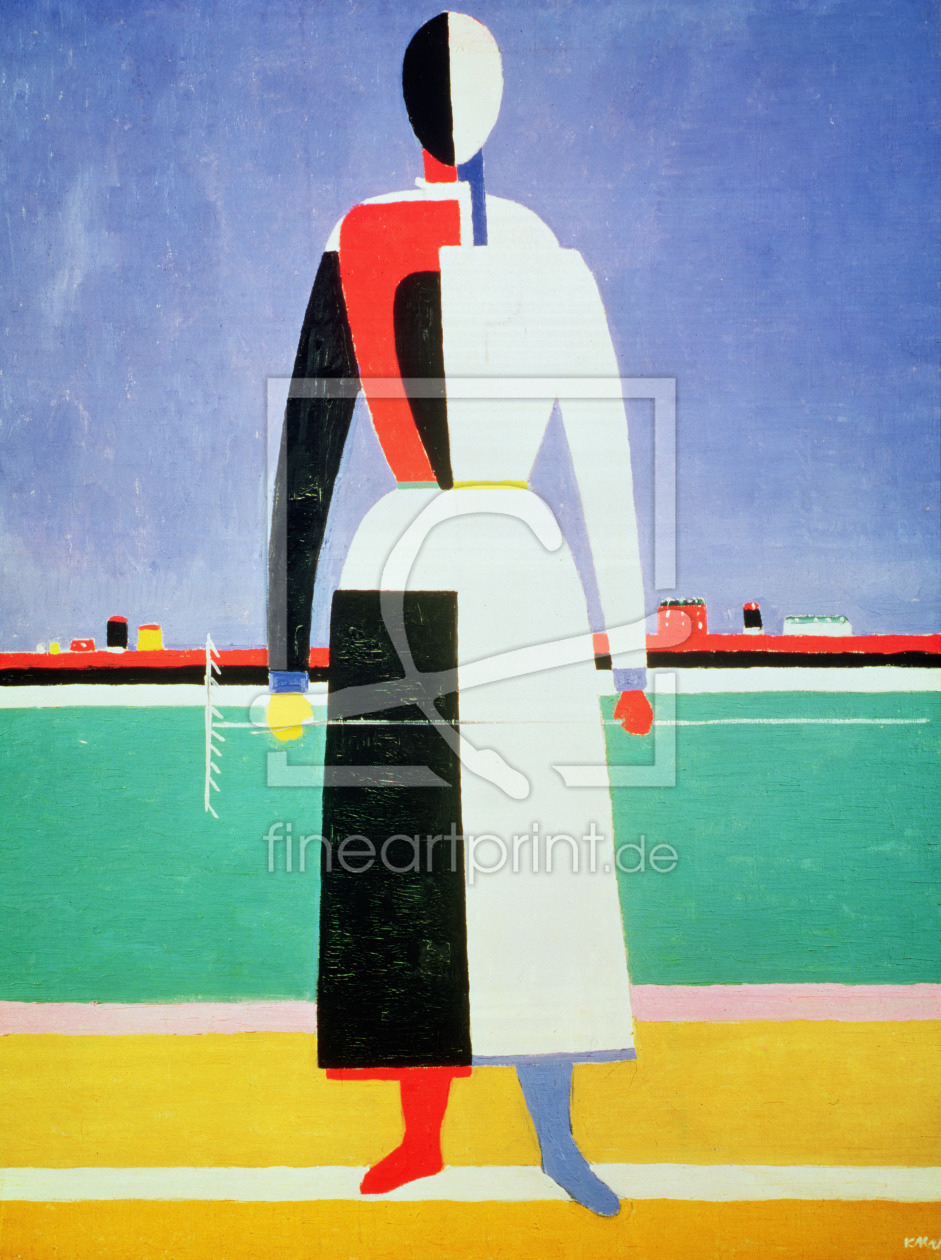 Bild-Nr.: 31002756 Woman with a Rake, c.1928-32 erstellt von Malevich, Kazimir Severinovich