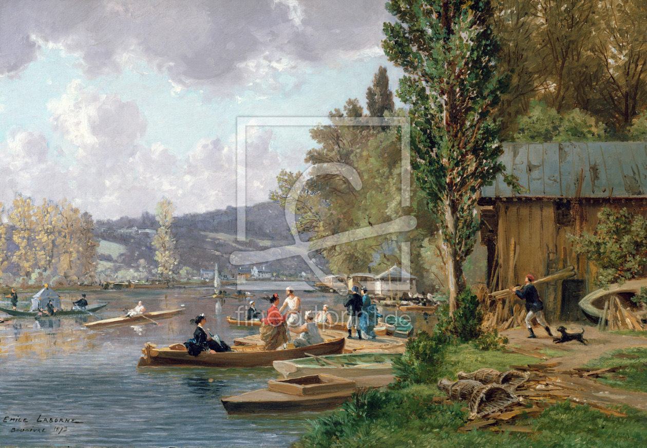 Bild-Nr.: 31002759 Bougival, 1873 erstellt von Laborne, Emile-Edme