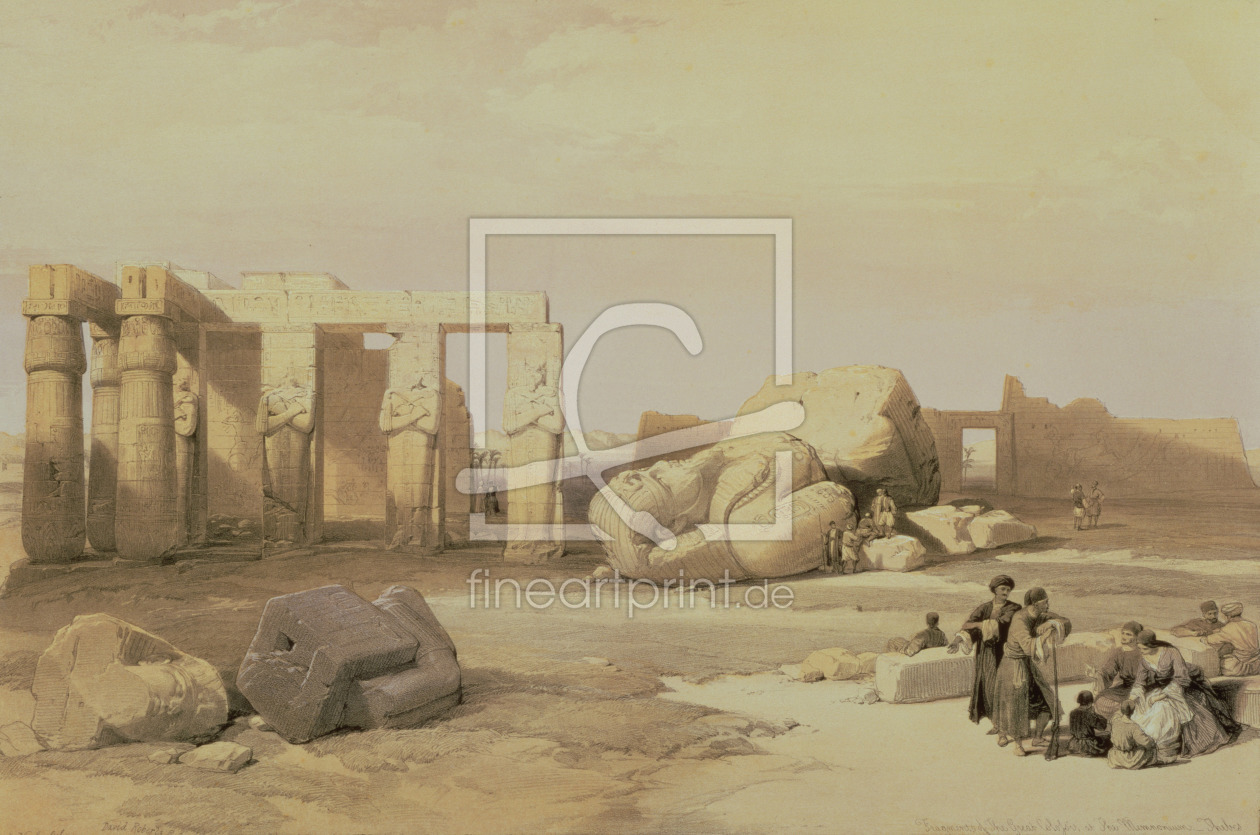 Bild-Nr.: 31002793 Fragments of the Great Colossus, at the Memnonium, Thebes, 1937 BC erstellt von Roberts, David