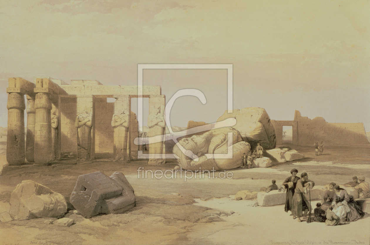 Bild-Nr.: 31002793 Fragments of the Great Colossus, at the Memnonium, Thebes, 1937 BC erstellt von Roberts, David