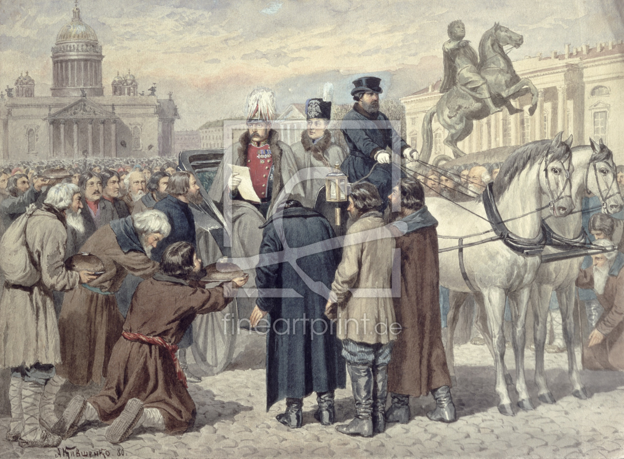 Bild-Nr.: 31002822 Emperor Alexander II proclaiming the Emancipation Reform of 1861, 1880 erstellt von Kivshenko, Aleksei Danilovich