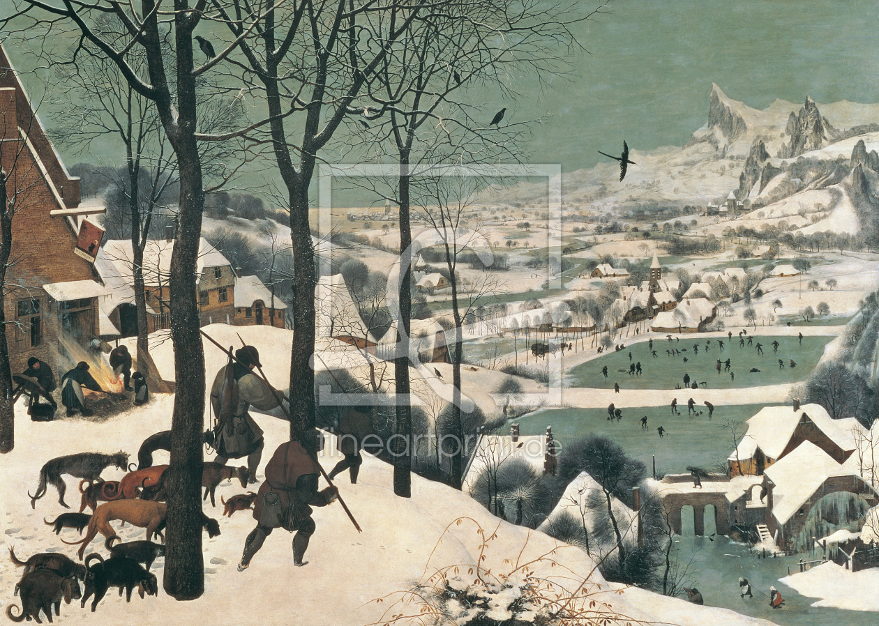 Bild-Nr.: 31002837 Hunters in the Snow - January, 1565 erstellt von Bruegel, Pieter the Elder