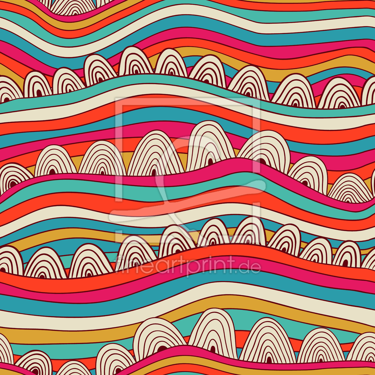 Bild-Nr.: 9000067 Wellen Traumland erstellt von patterndesigns-com