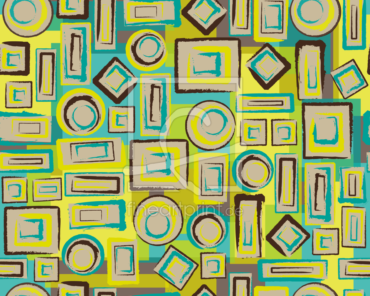 Bild-Nr.: 9000244 Kreis Trifft Viereck erstellt von patterndesigns-com