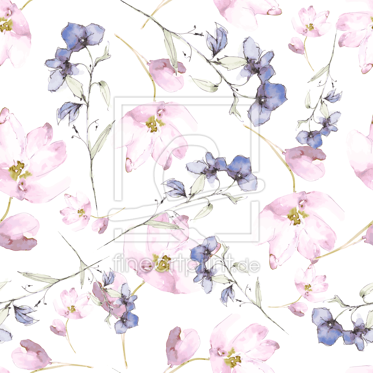 Bild-Nr.: 9000311 Blumen Feen erstellt von patterndesigns-com
