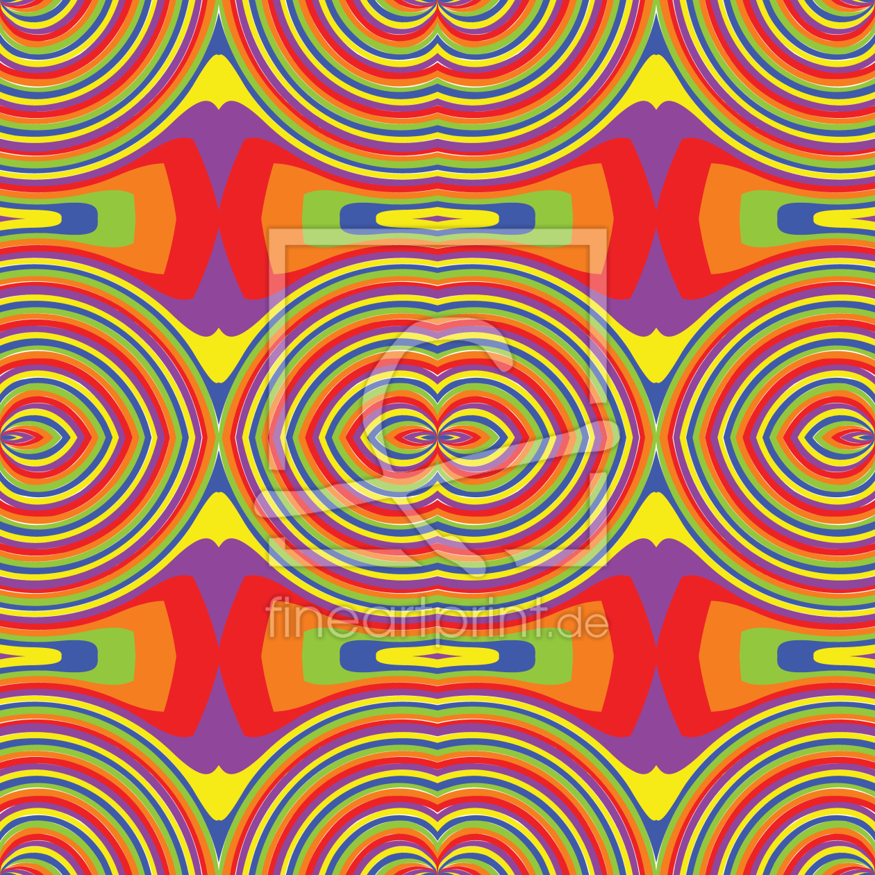 Bild-Nr.: 9000527 Regenbogen Retro erstellt von patterndesigns-com