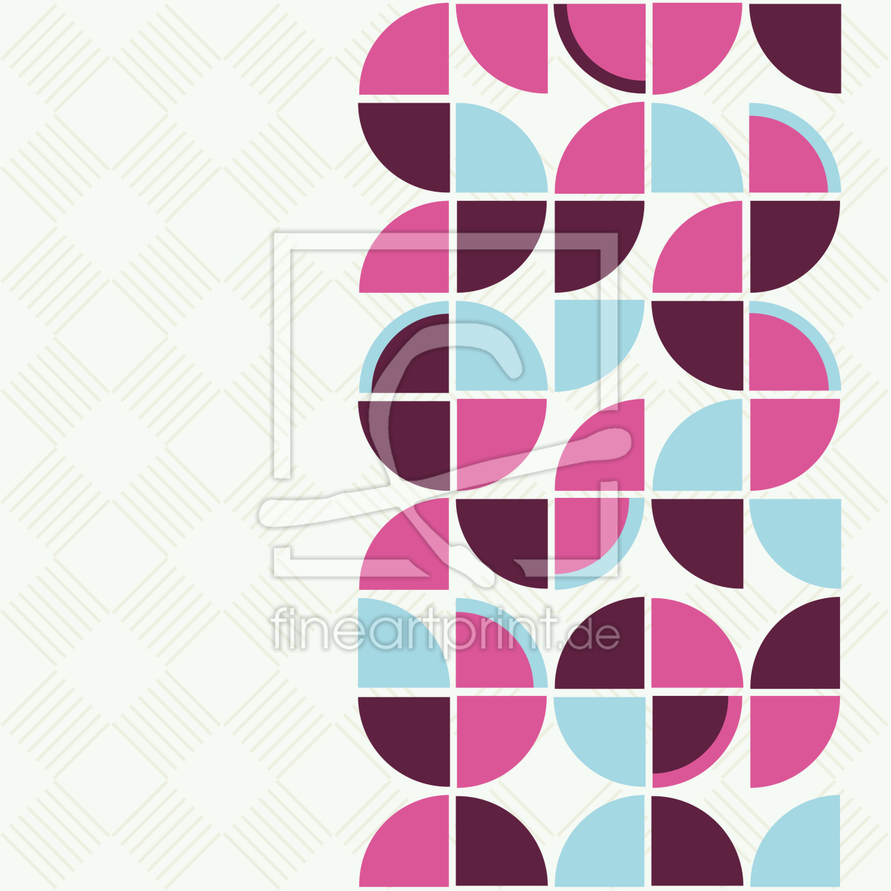 Bild-Nr.: 9000679 Retropolis Pink erstellt von patterndesigns-com