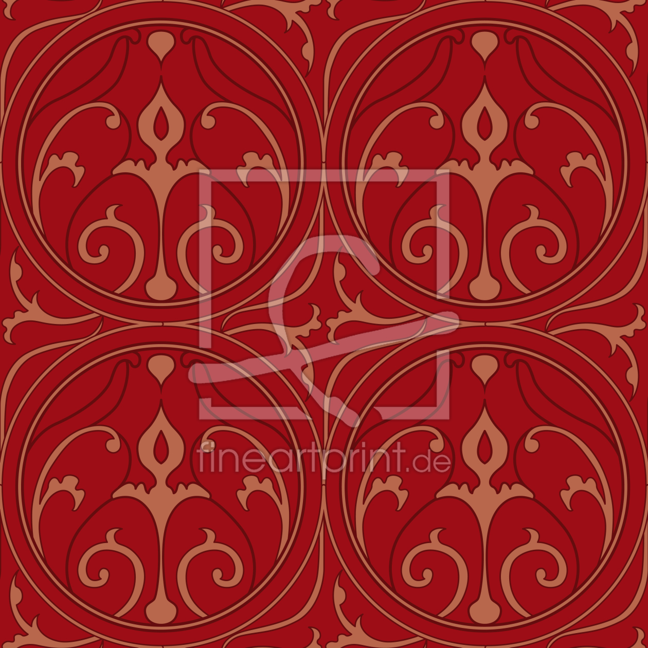 Bild-Nr.: 9001030 Loretta Rot erstellt von patterndesigns-com