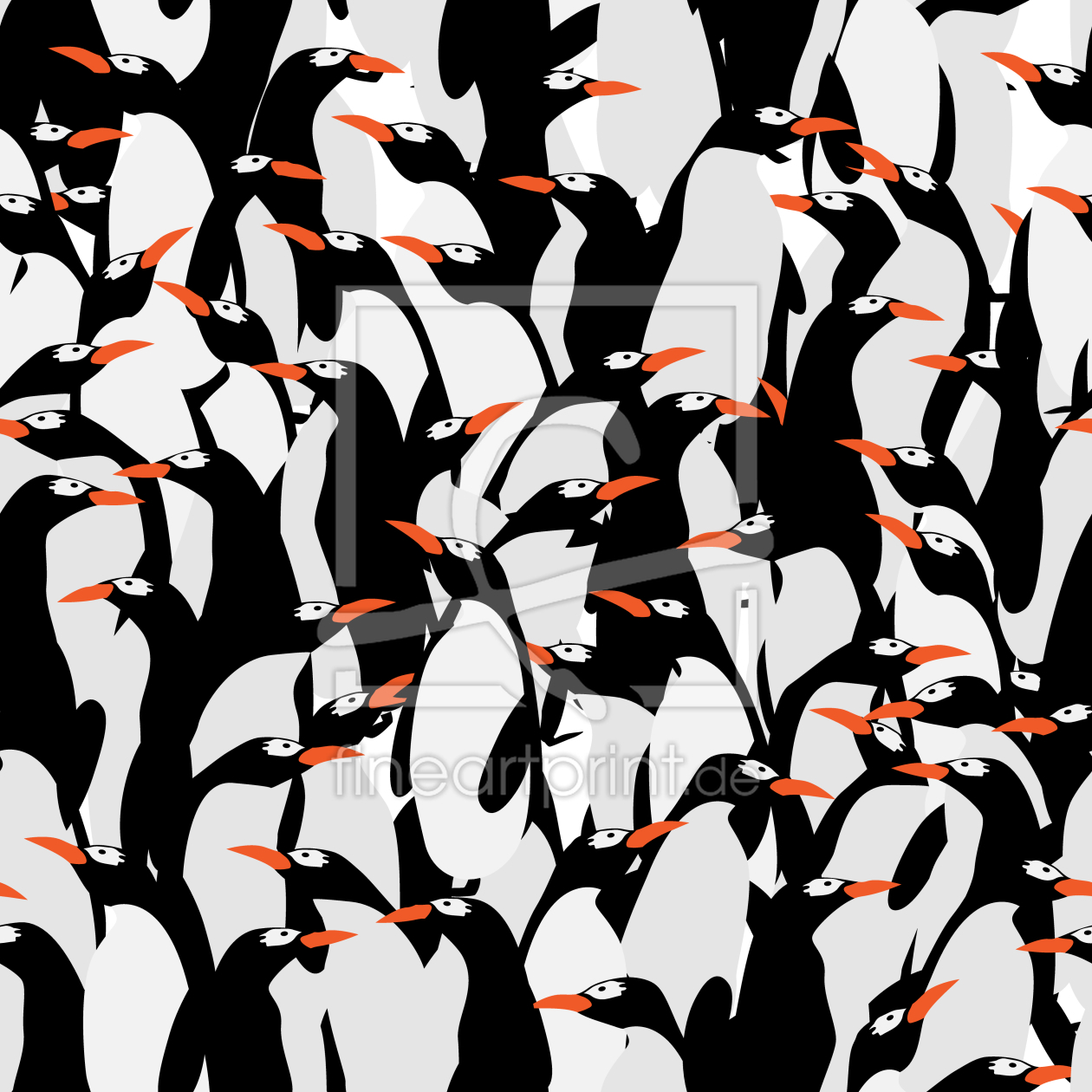 Bild-Nr.: 9001092 Die Reise Der Pinguine erstellt von patterndesigns-com