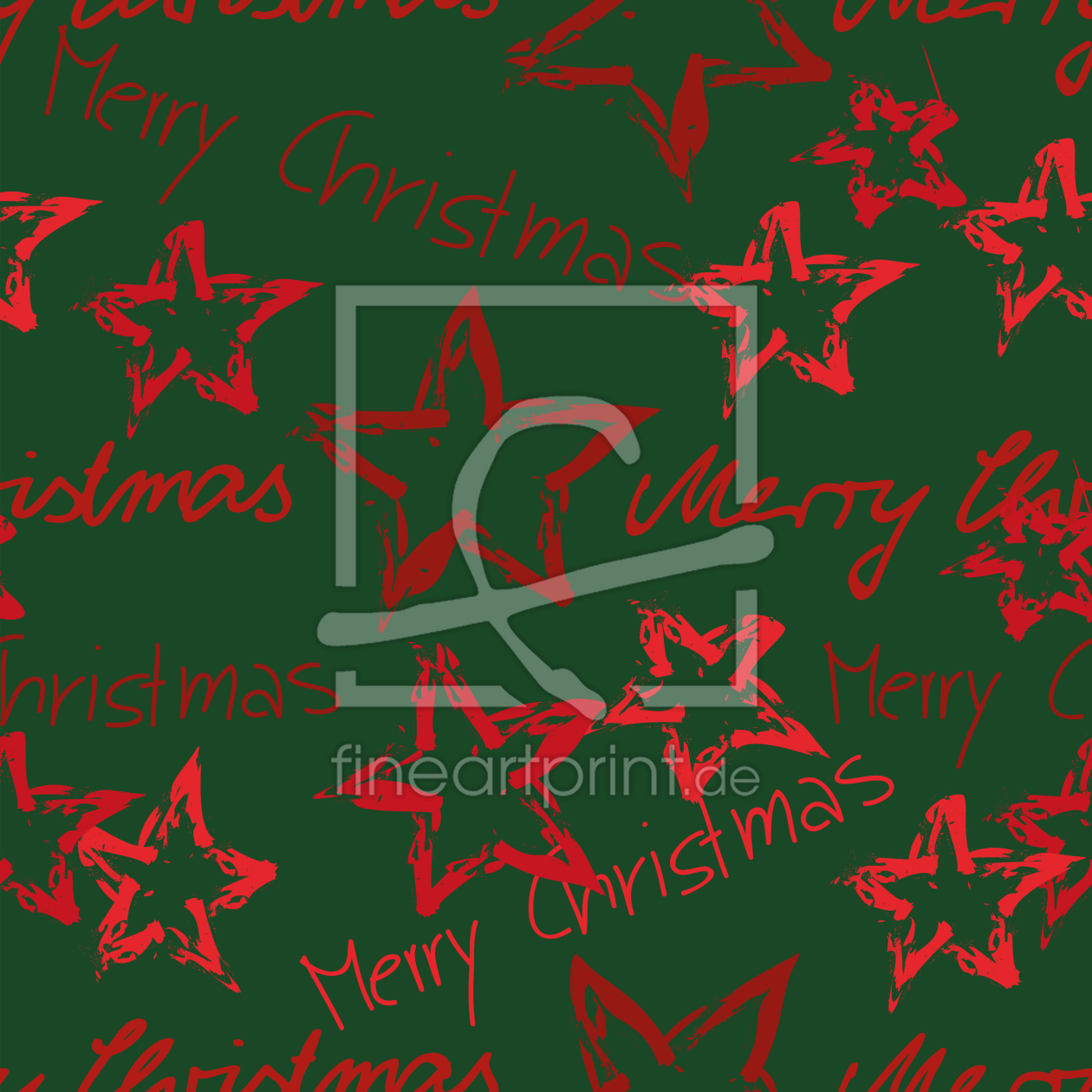 Bild-Nr.: 9001140 Merry Christmas Grün erstellt von patterndesigns-com