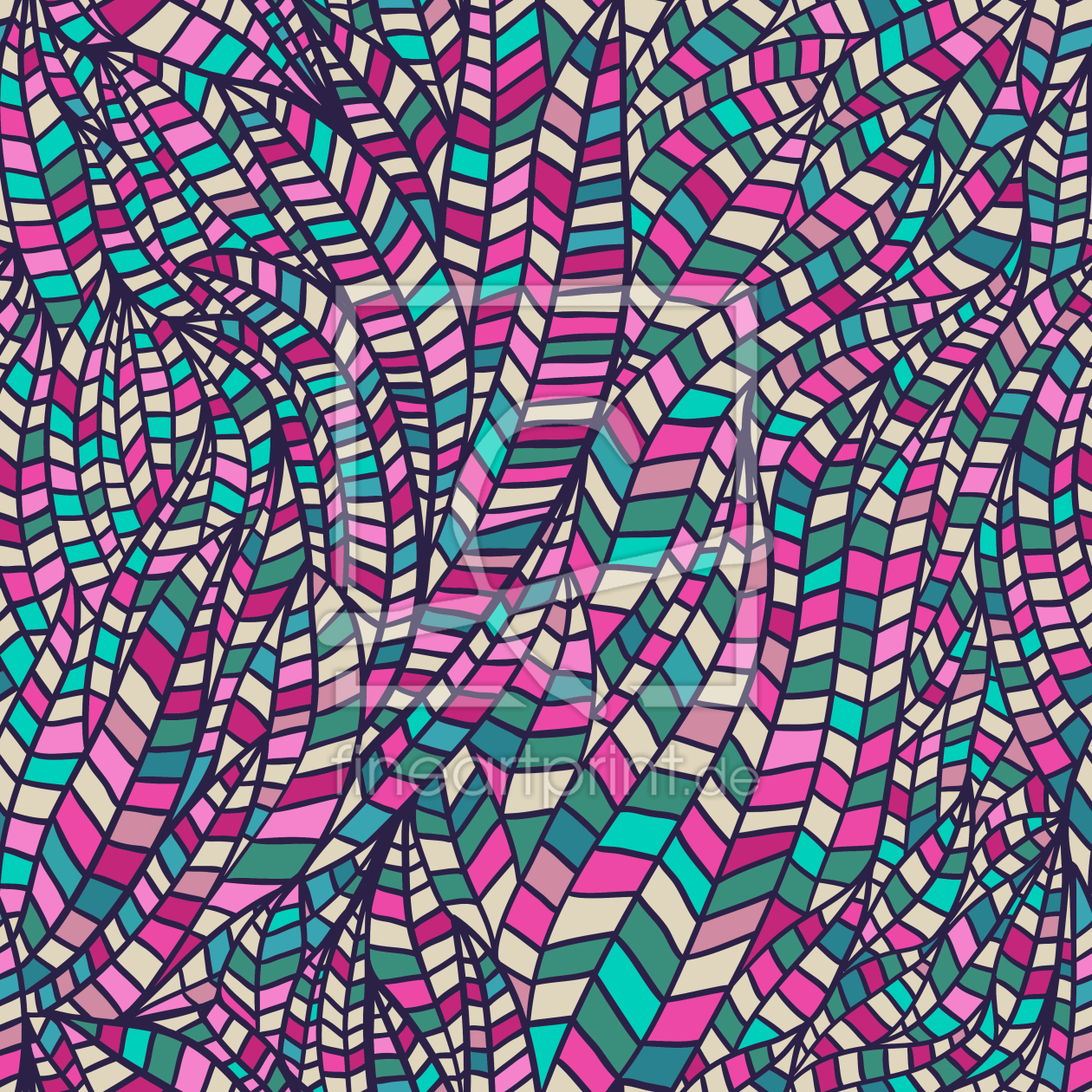 Bild-Nr.: 9001253 Im Hundertwasser Reich erstellt von patterndesigns-com