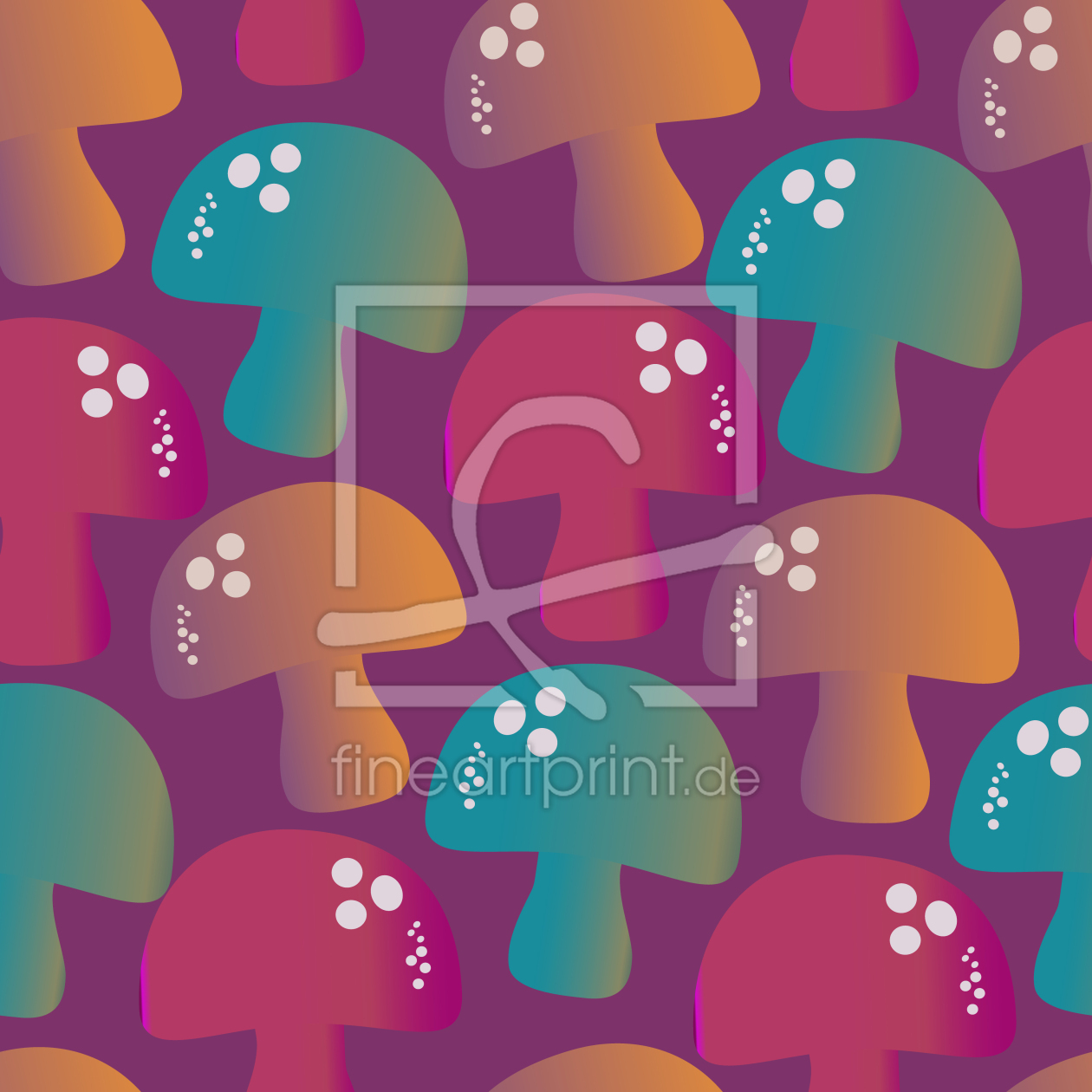 Bild-Nr.: 9001335 We Are The Champignons erstellt von patterndesigns-com