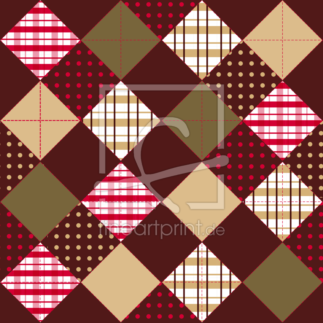 Bild-Nr.: 9001394 Flickflack Braun erstellt von patterndesigns-com