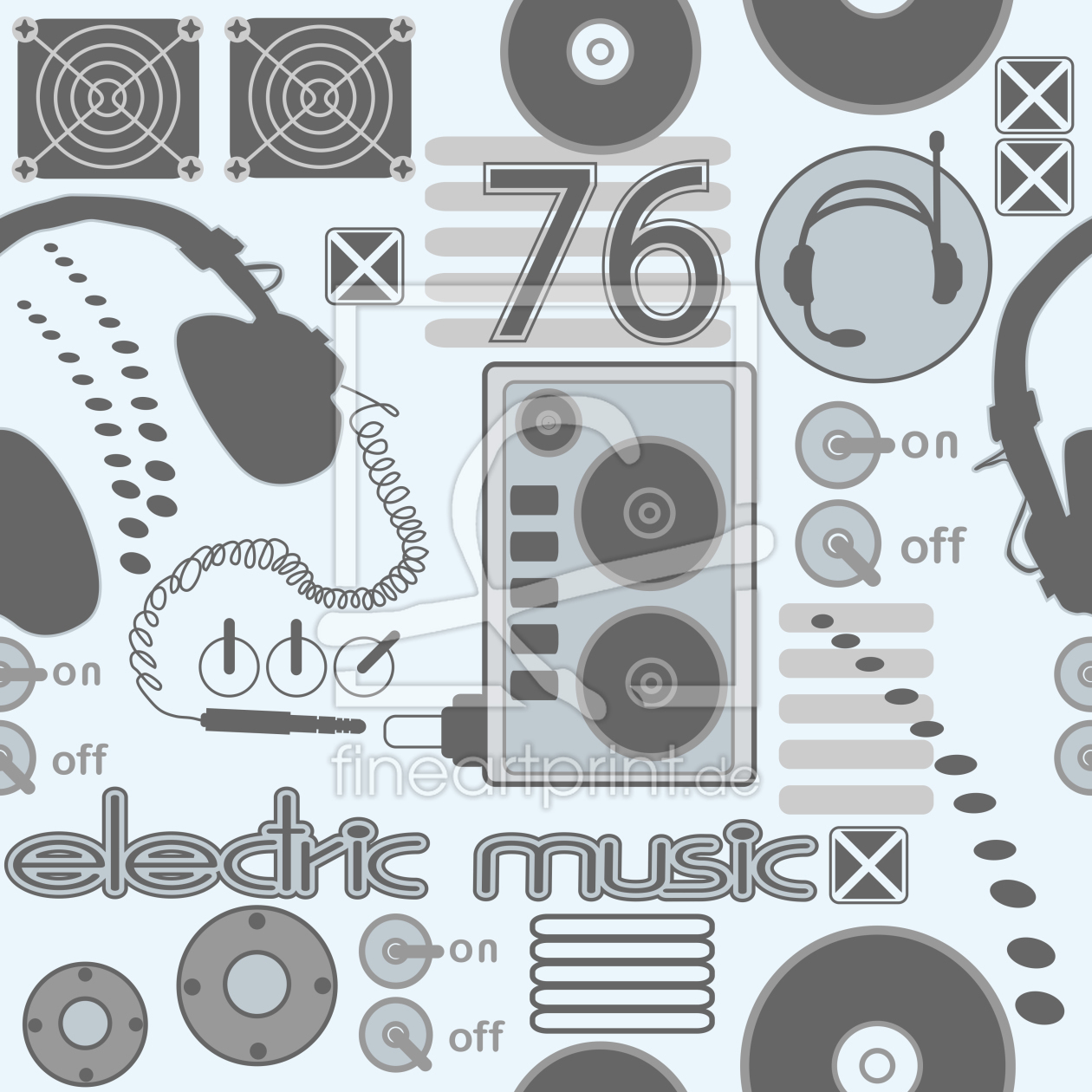 Bild-Nr.: 9001433 Disc Jockey erstellt von patterndesigns-com