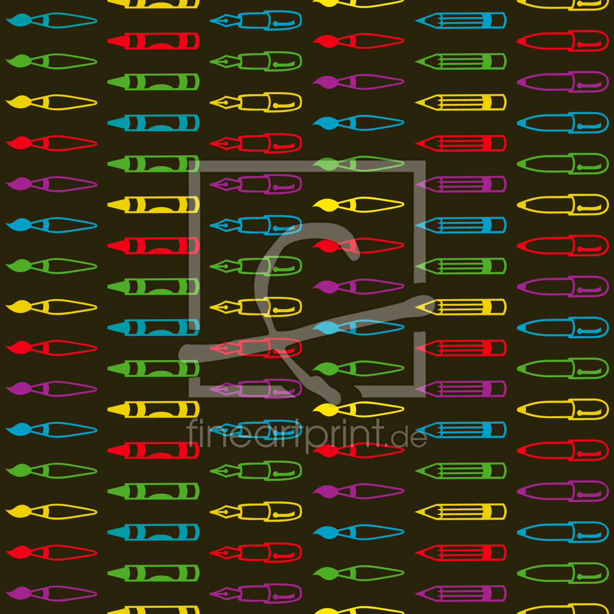 Bild-Nr.: 9001664 Federpenal Color erstellt von patterndesigns-com