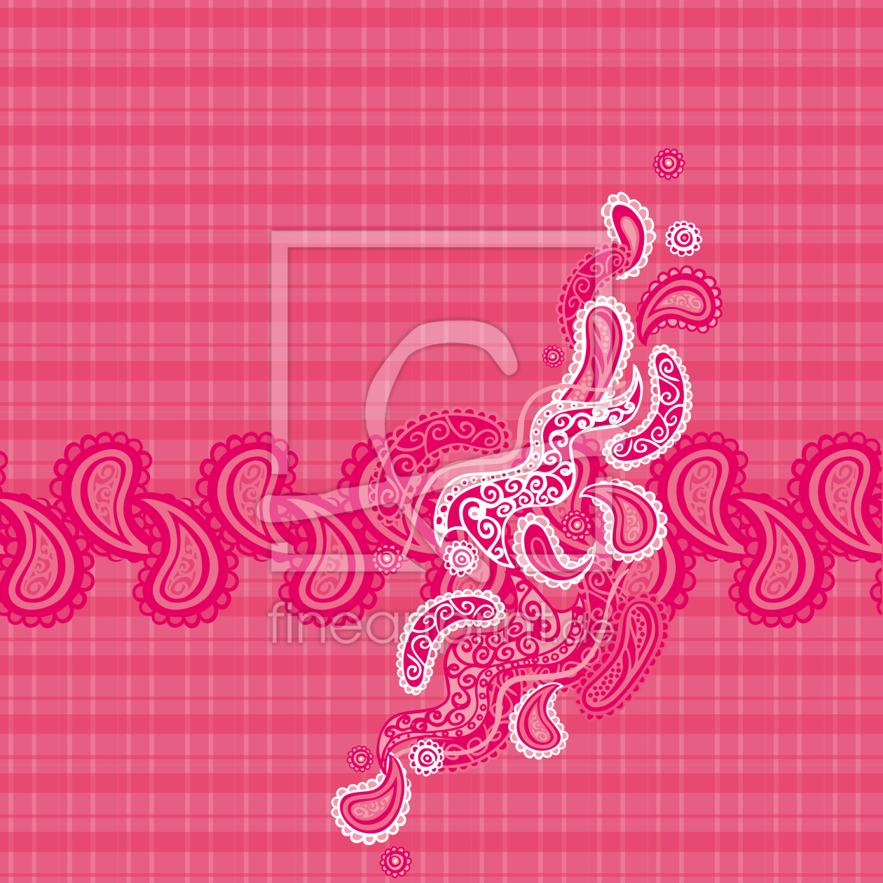 Bild-Nr.: 9001909 Pinky Paisley erstellt von patterndesigns-com