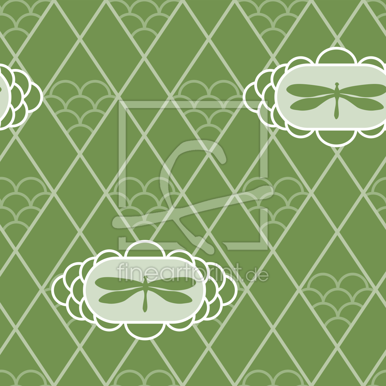 Bild-Nr.: 9002229 Libellen Verde erstellt von patterndesigns-com