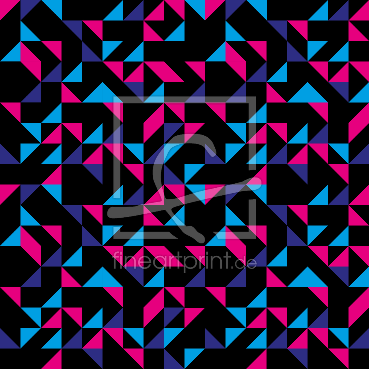 Bild-Nr.: 9002400 Retro Dreiecke erstellt von patterndesigns-com
