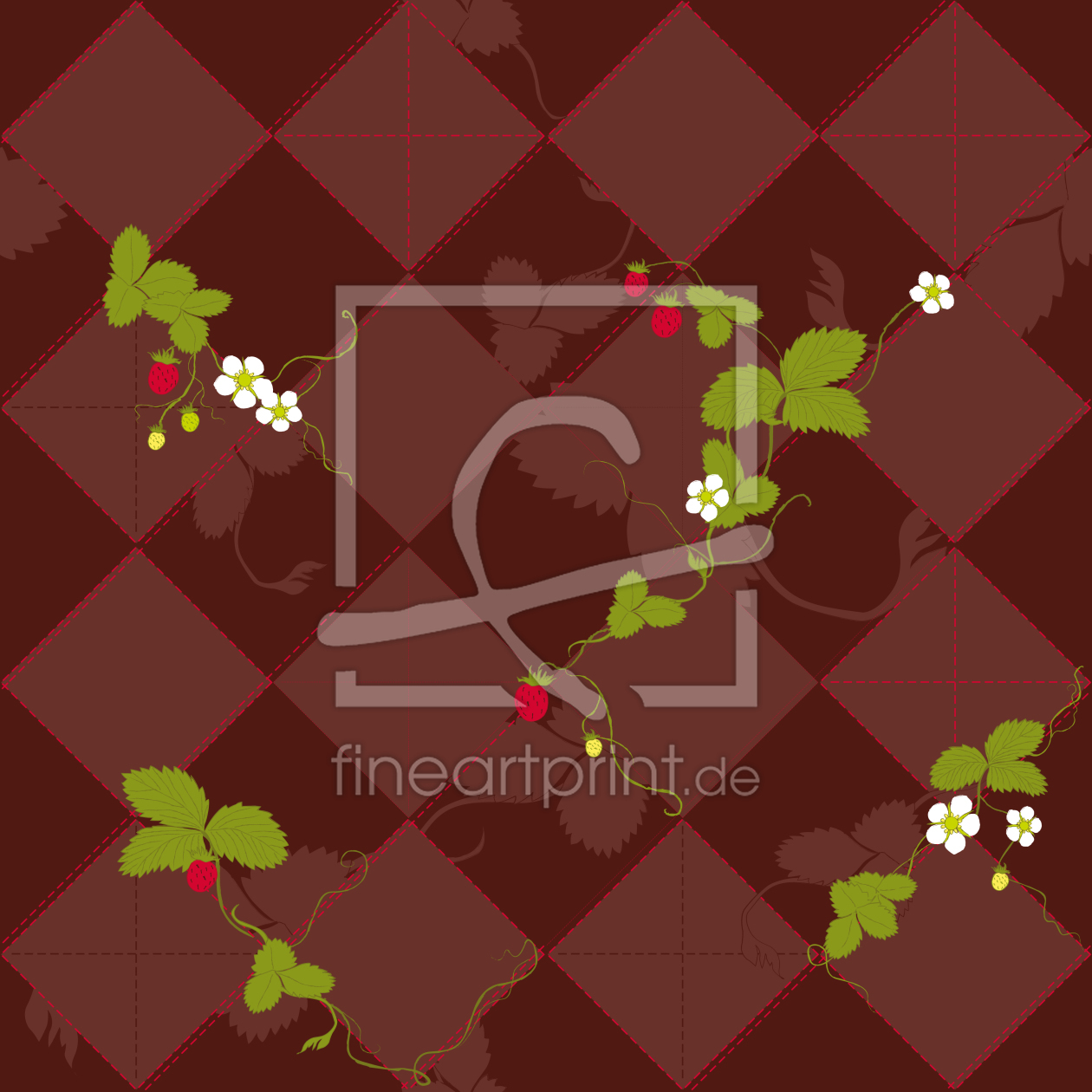 Bild-Nr.: 9002464 Walderdbeeren erstellt von patterndesigns-com
