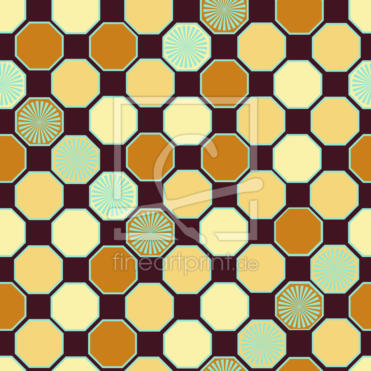 Bild-Nr.: 9002627 Hexagon Deco erstellt von patterndesigns-com