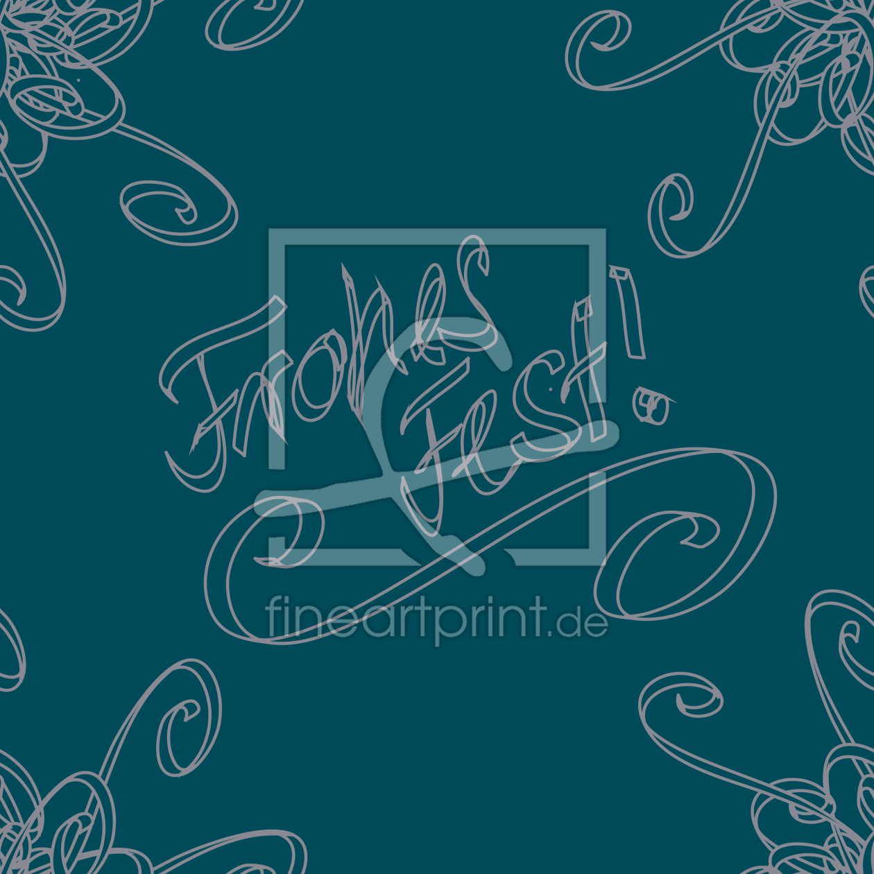 Bild-Nr.: 9002699 Festtage Petrol erstellt von patterndesigns-com