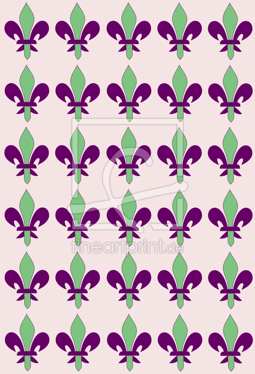 Bild-Nr.: 9002738 Fleurs De Lis Printemps erstellt von patterndesigns-com