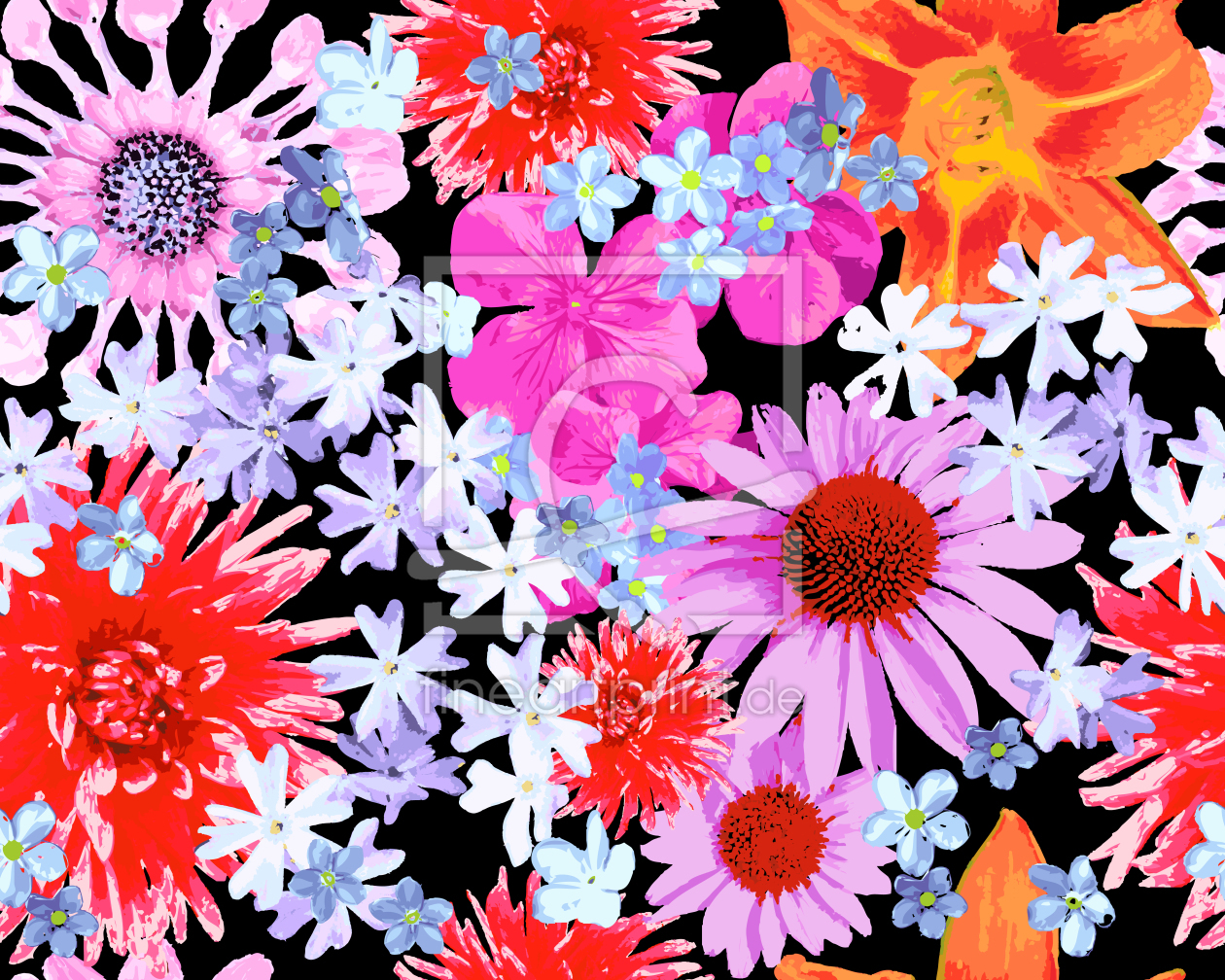 Bild-Nr.: 9002742 Sommerblumen erstellt von patterndesigns-com