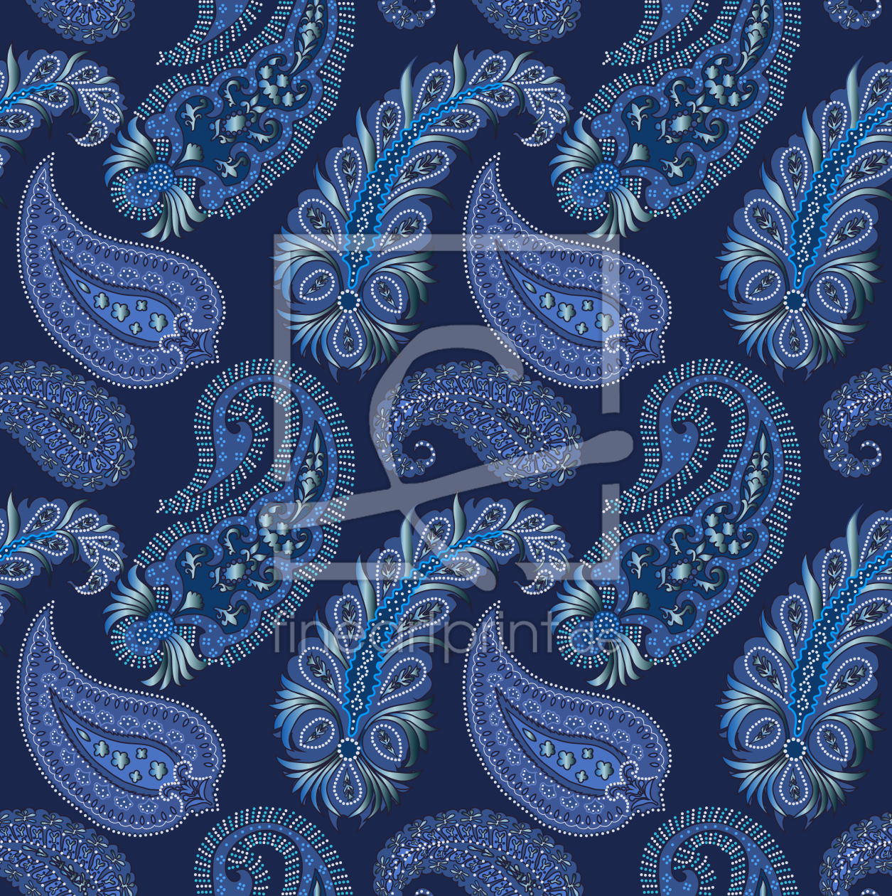 Bild-Nr.: 9003191 Royal Paisley erstellt von patterndesigns-com