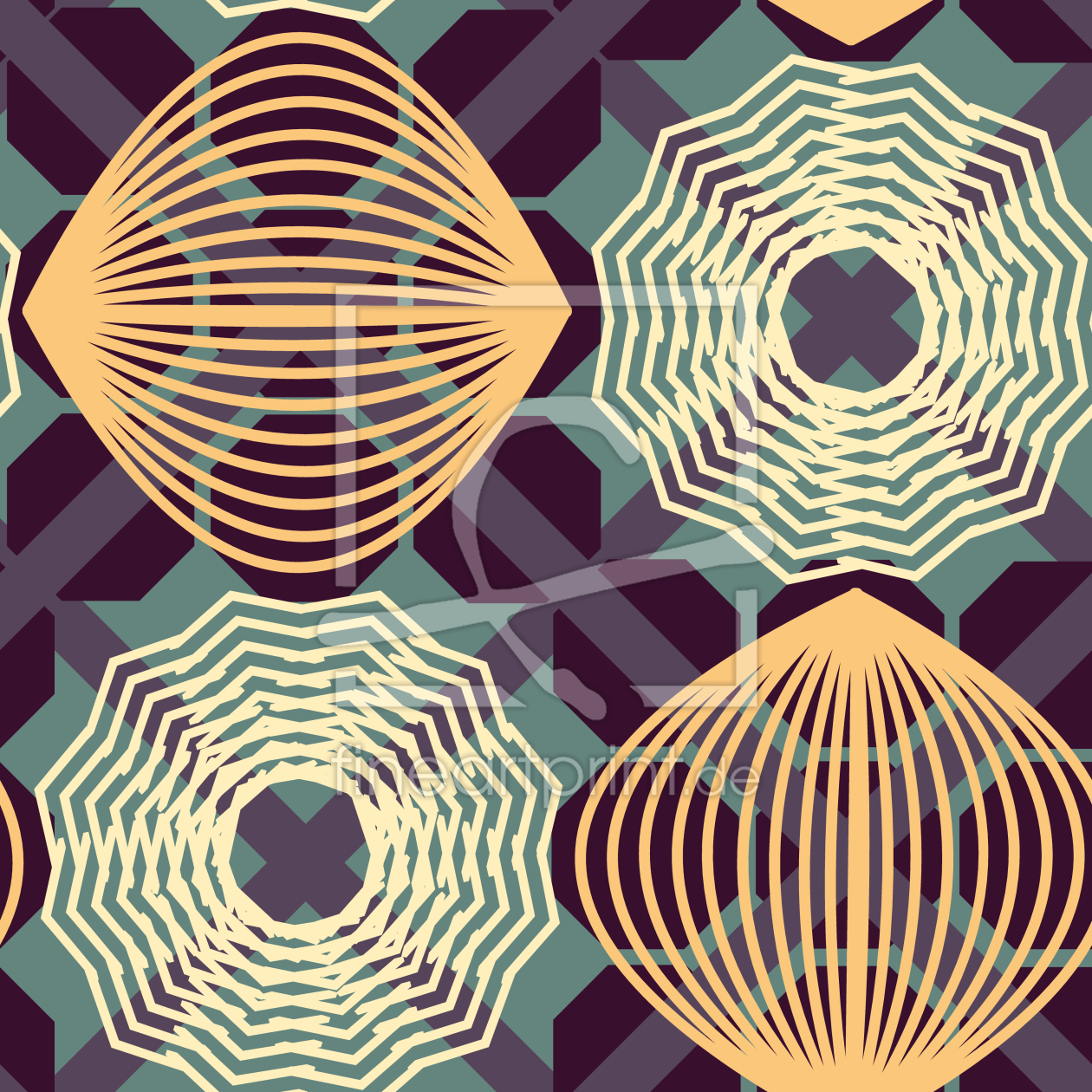 Bild-Nr.: 9003860 Spiralen Illusion erstellt von patterndesigns-com