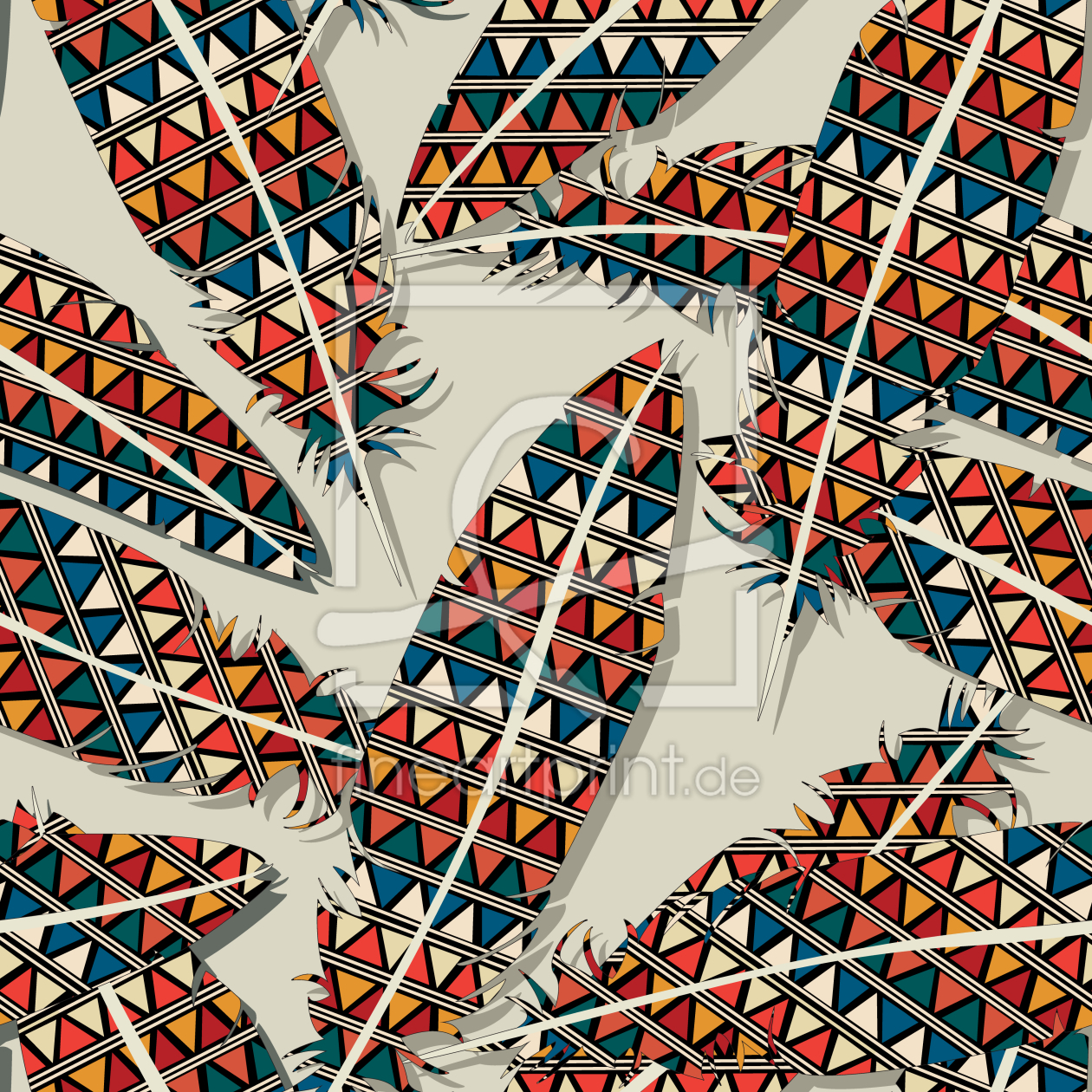Bild-Nr.: 9003896 Indianische Federn erstellt von patterndesigns-com