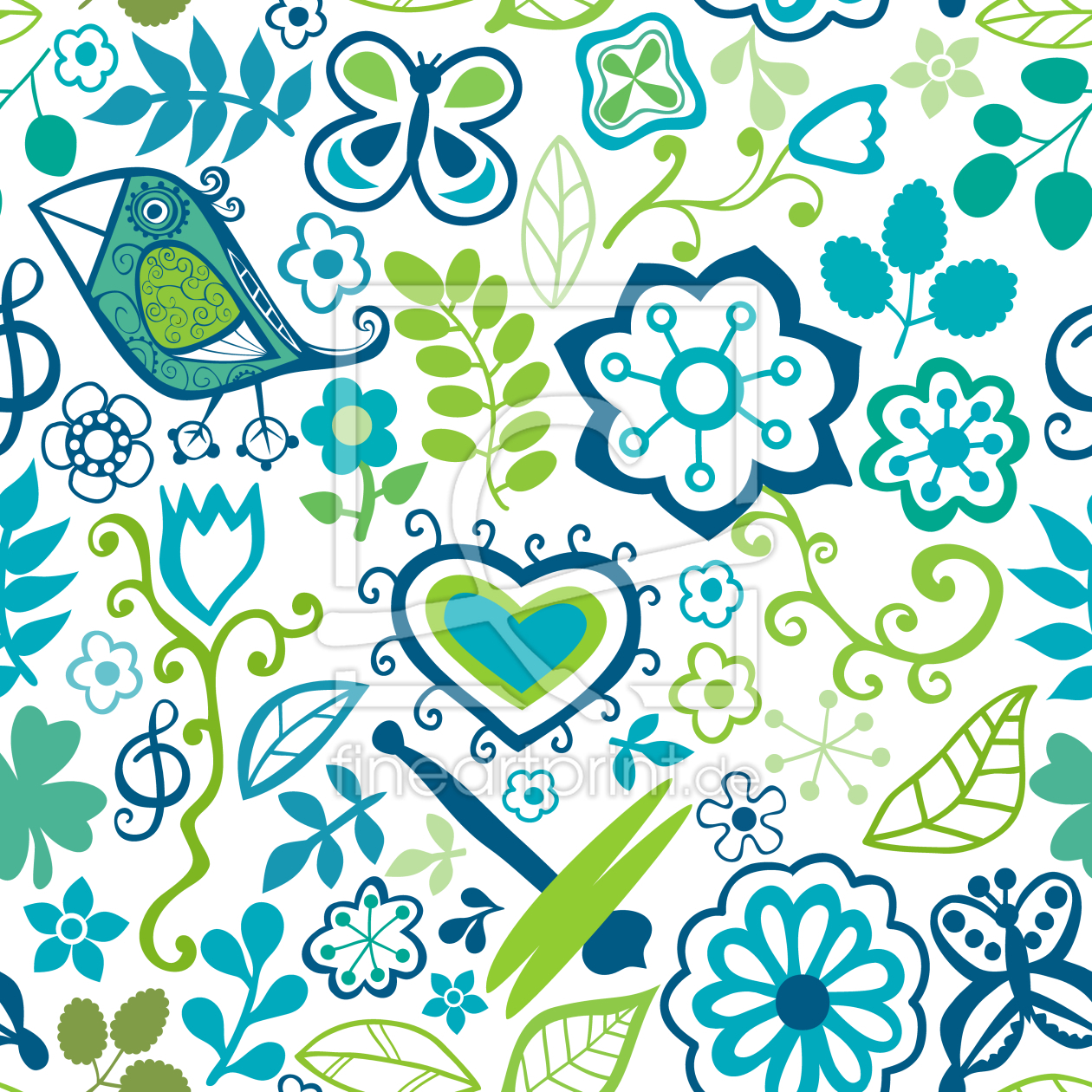 Bild-Nr.: 9004086 Erwachen Im Frühlingsgarten erstellt von patterndesigns-com