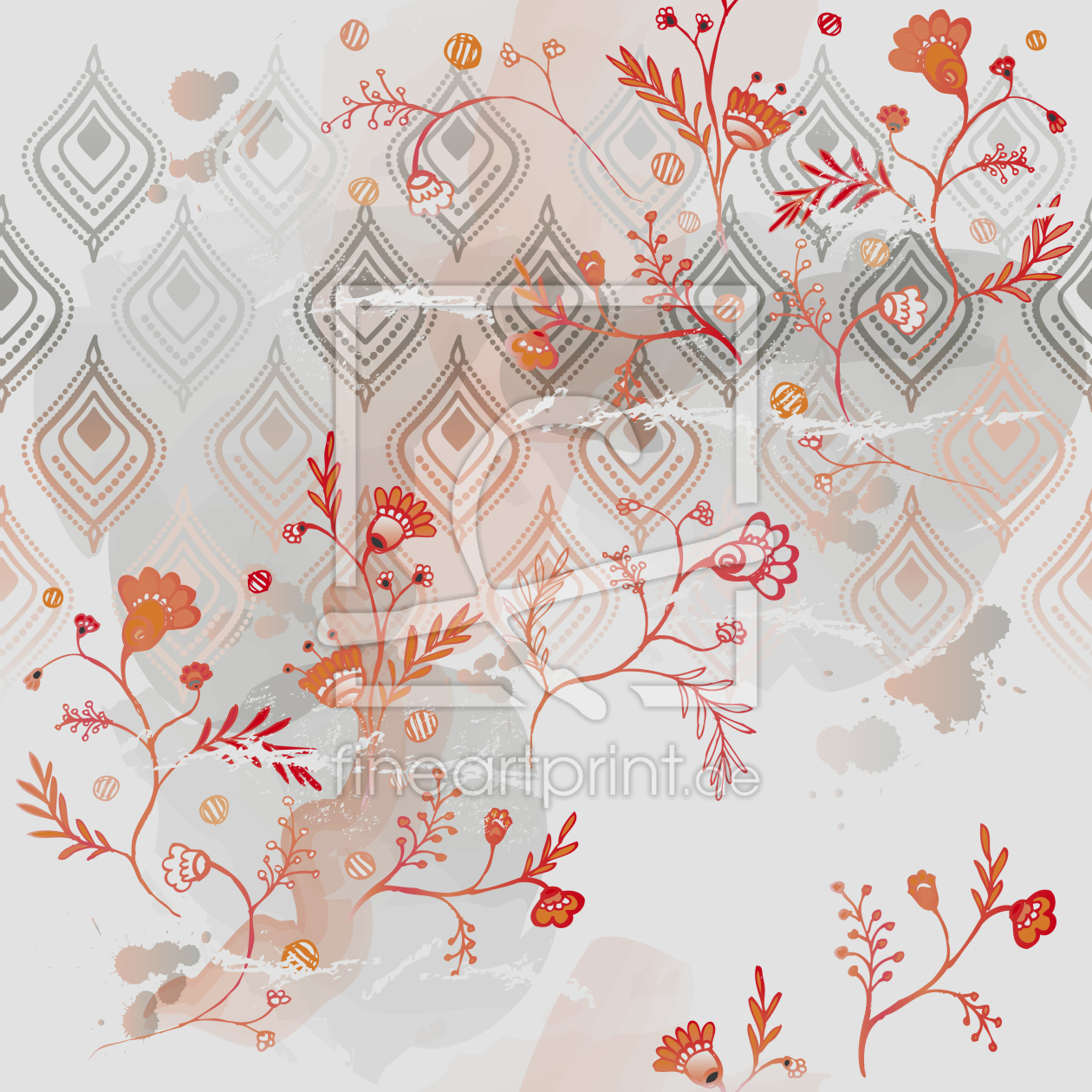 Bild-Nr.: 9004087 Graue Fantasie erstellt von patterndesigns-com