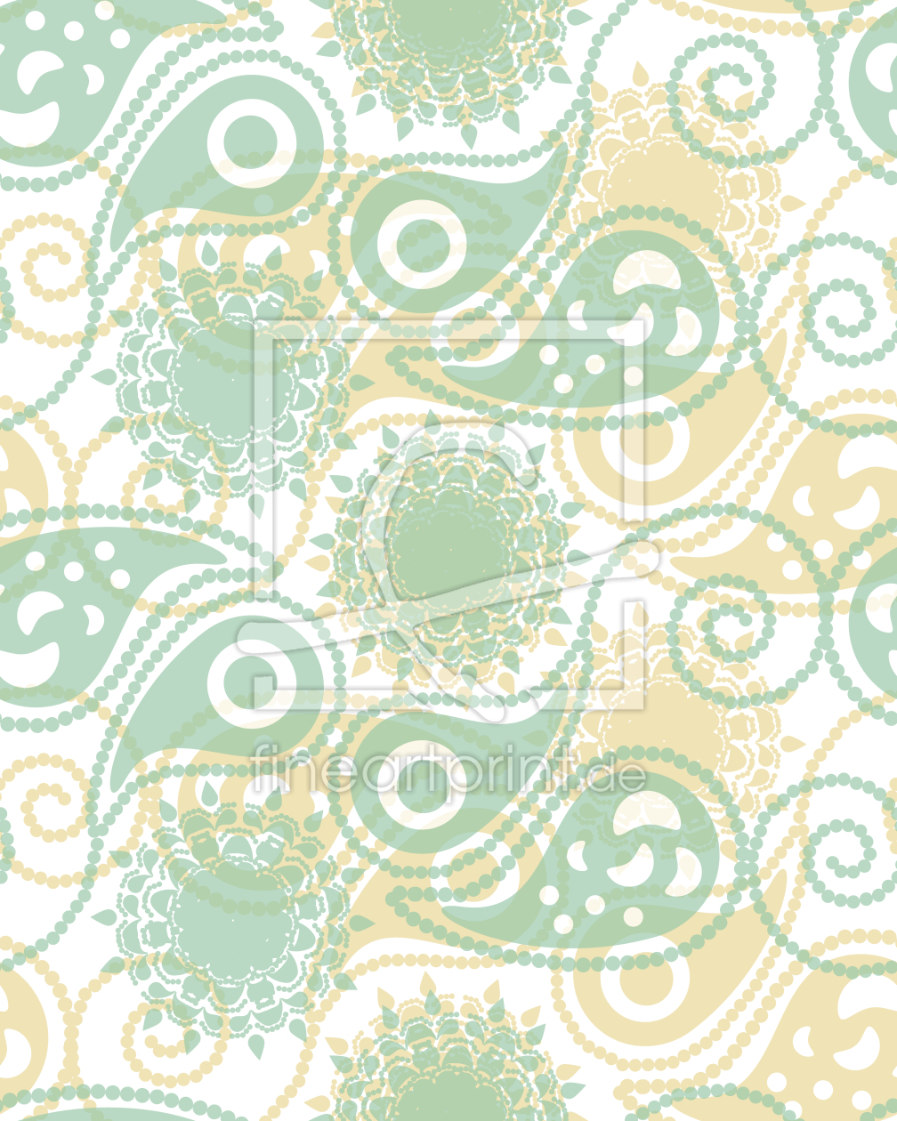 Bild-Nr.: 9004103 Frühling Paisleys erstellt von patterndesigns-com