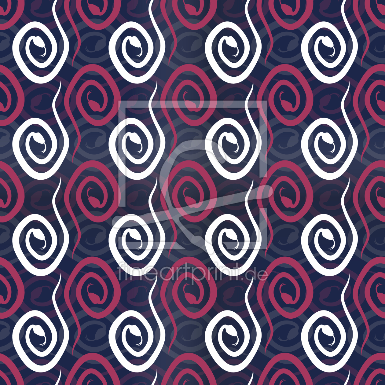 Bild-Nr.: 9004203 Schlangen Kringel erstellt von patterndesigns-com